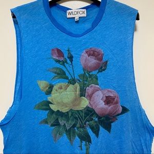 Wildfox hi-low muscle tank Great Condition
